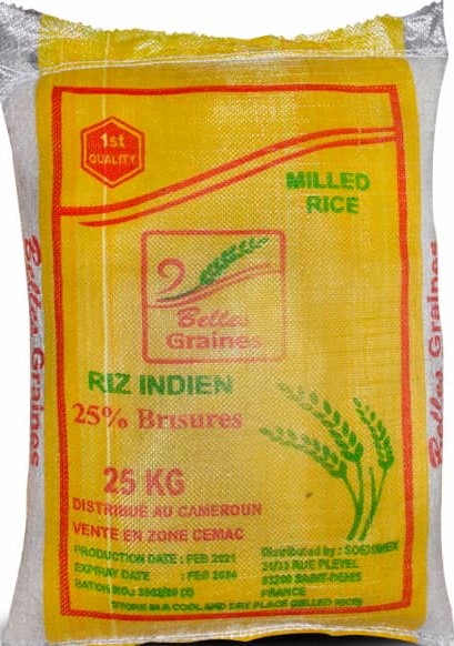 Riz Indien 25% 25kg 